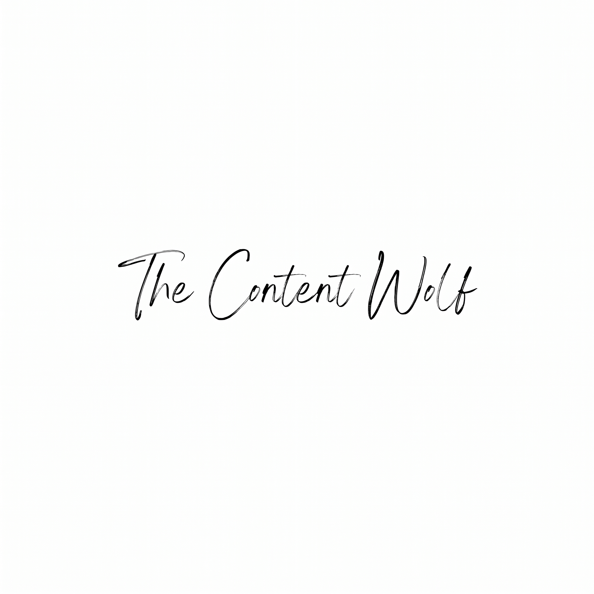 The Content Wolf logo